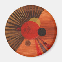 Kandinsky Abstract art Fridge Magnet