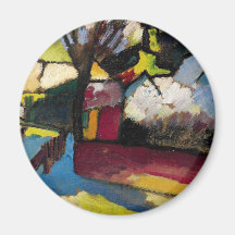 Kandinsky Abstract art Fridge Magnets