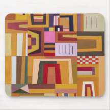 Kandinsky Compensation Rose Mouse Pad