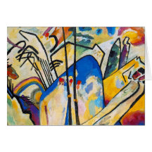 Kandinsky Composition Four Card