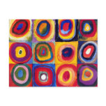 Kandinsky Concentric Circles Postcard