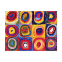 Kandinsky Concentric Circles Postcard