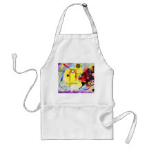 Kandinsky Yellow Red Blue Apron