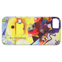 Kandinsky Yellow Red Blue iPhone 5 case