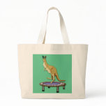 Kangaroo and Trampoline Canvas Bags