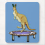 Kangaroo and Trampoline Mouse Pads