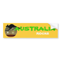Kangaroo Aussie Icon Bumper Sticker