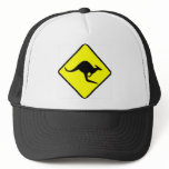 Kangaroo Crossing Hats
