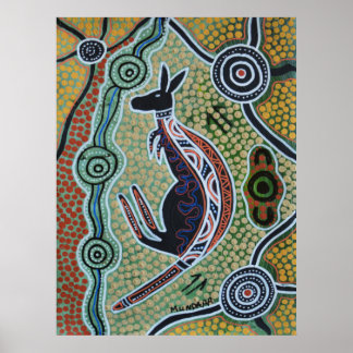 Unveiling the Secrets of the "Kangaroo Dreaming" Picture: A Journey into Aboriginal Art and Spirituality