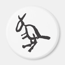 Kangaroo Fridge Magnet