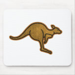 Kangaroo Logo mousepads