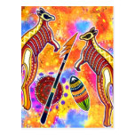 Kangaroo postcard
