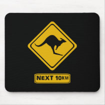 kangaroo road sign