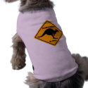 Kangaroo Xing Sign pet clothing