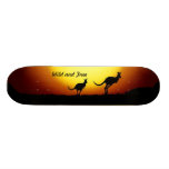 Kangaroos from Australia - Wild and Free Skate Board