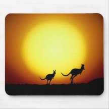 Kangaroos in the Australian Outback Mousepads