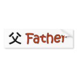 Kangi Father Bumper Sticker bumper stickers
