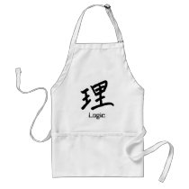 Kanji Character for Logic Monogram aprons