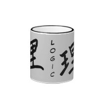 Kanji Character for Logic Monogram mugs