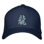 Kanji Dragon Hat embroidered hats