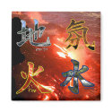 Kanji: Four Elements - Magnet #1