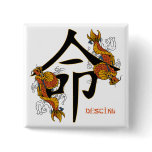 Kanji Koi Fish Destiny buttons