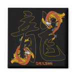 Kanji Koi Fish Dragon magnets