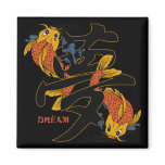 Kanji Koi Fish Dream magnets