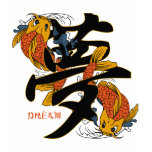 Kanji Koi Fish Dream t-shirts