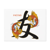 Kanji Koi Fish Friend