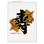 Kanji Koi Fish Longevity cards