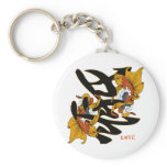 Kanji Koi Fish Love keychains