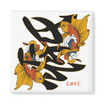 Kanji Koi Fish Love magnets