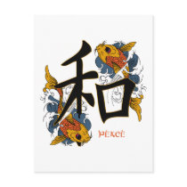 Kanji Koi Fish Peace