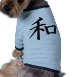 Kanji-Peace Pet Tee Shirt