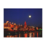 Kansas City Plaza Lights Under Full Moon Postcards