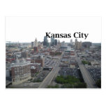Kansas City Skyline with Kansas City in the Sky Post Card