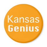 Kansas Genius Gifts magnets