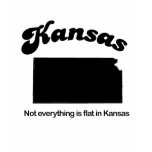 Kansas - Not everything is flat t-shirts