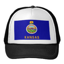 Kansas State Flag Mesh Hats