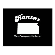 Kansas - Theres no place like home T-shirt Post Card