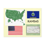 Kansas, USA postcards