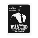 Kappa Sigma - The Most Wanted postcards