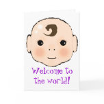 Kappuke-ki 'Welcome to the world' new baby card.
