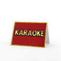 Karaoke Danger - Greeting Card