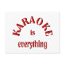 Karaoke is Everything Postcard