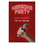 Karaoke Party flyer