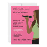 KARAOKE Singing Party Girls Night Out Birthday invitations