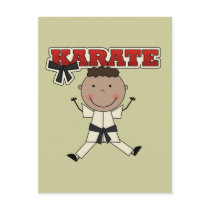 KARATE - African American Boy Tshirts and Gifts Postcard