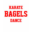 KARATE BAGELS DANCE t-shirts